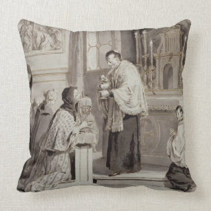 De sju sacramentsna: Nattvardsgång 1779 (skriva, Kudde