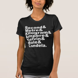 De sju SI-grundenheterna & Mätningar Inom Vetenska T Shirt