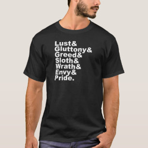 De sju sjutton sås som bibeln gör till en del av b t-shirt
