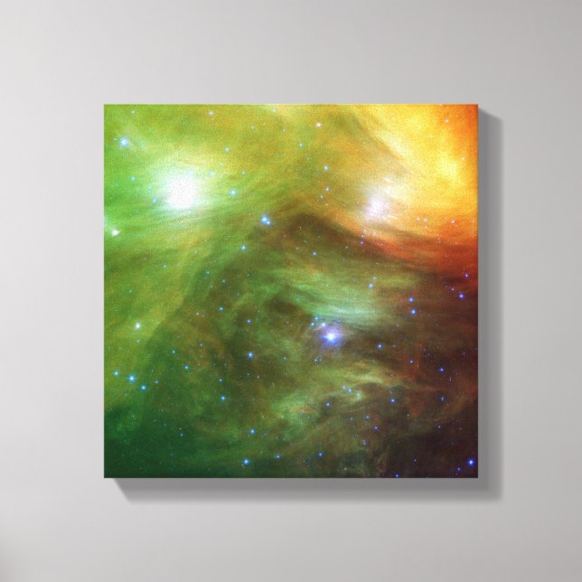 De sju systrarna, även kallade Pleiades Canvastryck (Framsida)