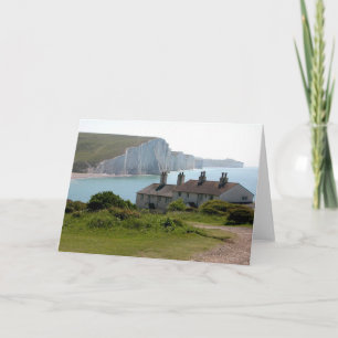 De sju systrarna, Cuckmere tillflyktsort, Sussex Kort
