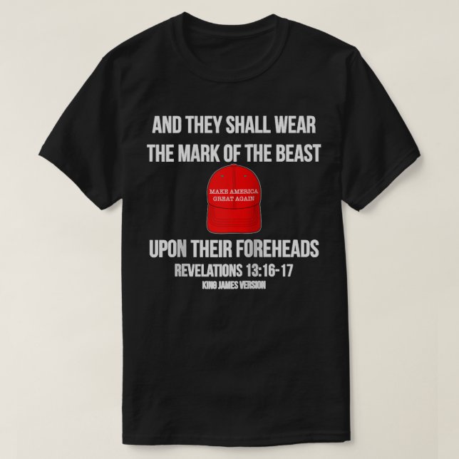 De ska också Bära märkningen på Beasten antitru T Shirt (Design framsida)