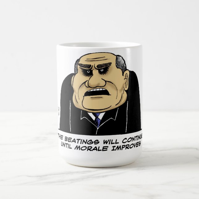 De ska strykarna fortsätter kaffemugg (Center)