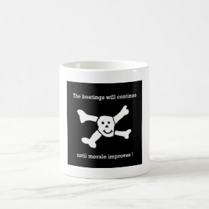 De ska strykarna fortsätter, tills moral kaffemugg