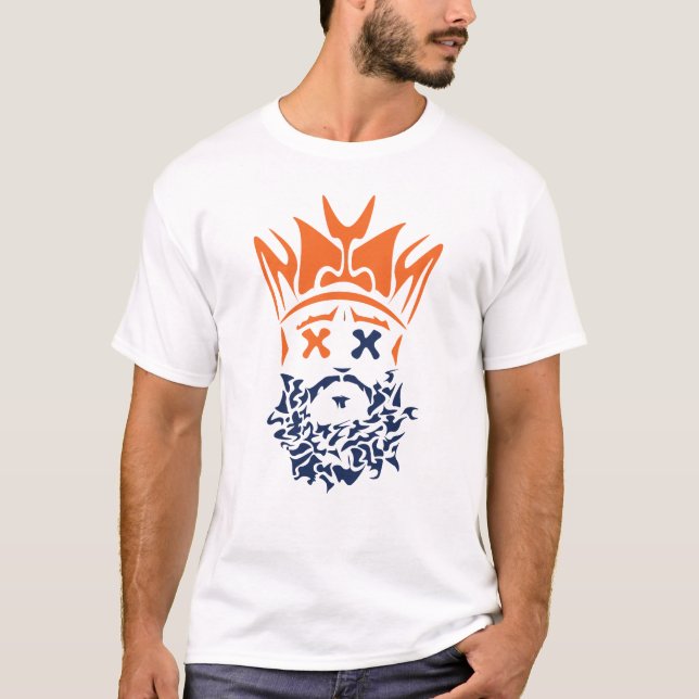 De skäggiga KungDenver broncosna Colorway Tee (Framsida)