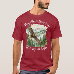 De skall montera upp sig med Vingar som ålar T Shirt