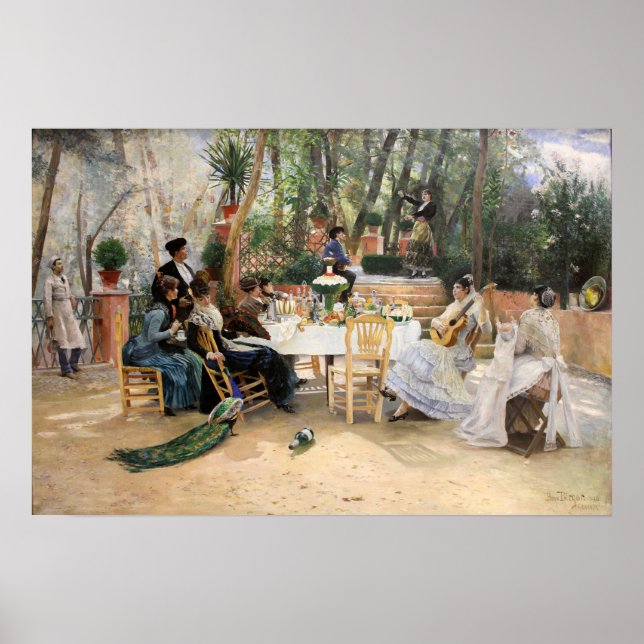 De skandinaviska konstnärernas lunch | Hugo Birger Poster (Framsidan)