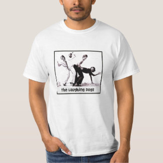 De skratta hundarna på varmkorvstranden t-shirt