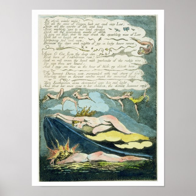 "De skuggade vinden vaknar...", tallrik 5 från "Eu Poster (Framsidan)