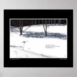 De skuggor vi Poster i Haiku