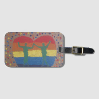 De släpade regnbågen bröllop med Yeshaya Dank Bagagebricka