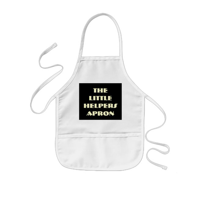 De små hjälprarna Apron>Kids Aprons Barnförkläde (Framsidan)