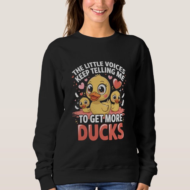 De små rösterna fortsätter att tala om för mig att t shirt (Framsida)