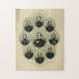 De södra ledarna för Krig Pussel