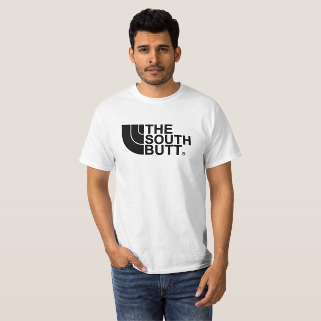 De södra skjortorna för ändaNorthface parodi T Tee Shirt (Hel framsida)