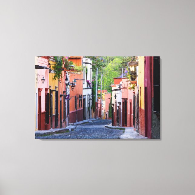 De Sollano Street, San Miguel De Allende Canvastryck (Framsida)