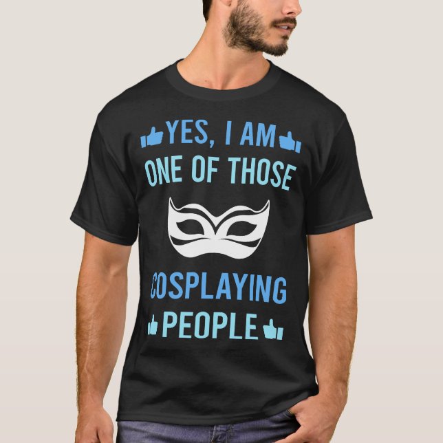 De som Cosplay Cosplay Cosplayer T Shirt (Framsida)
