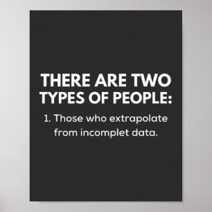 De som extrapolerar från ofullständiga uppgifter poster