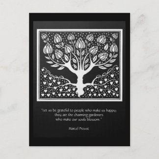 De som får själen att blomstra vykort