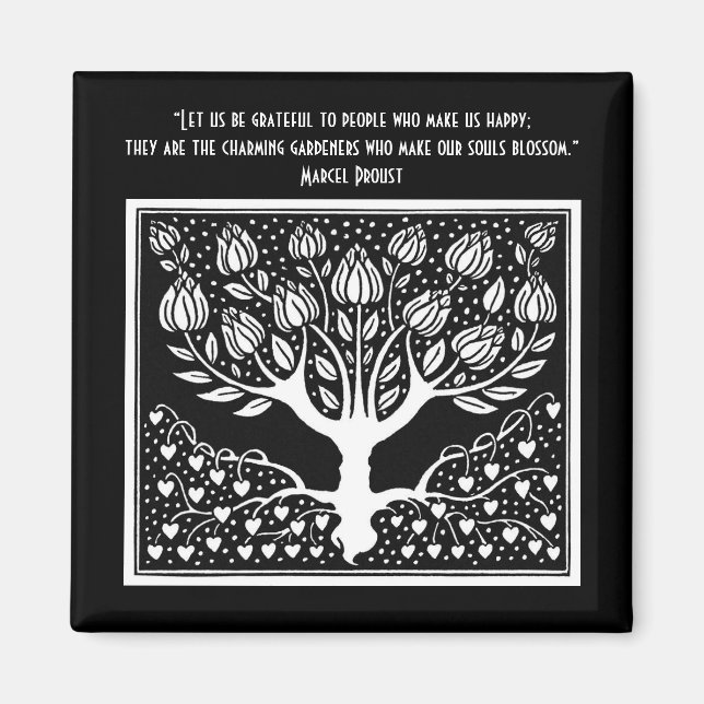 De som gör själens blommar magnet (Framsidan)