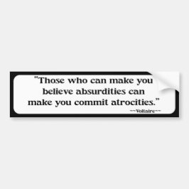 De som kan få dig att tro - bildekal