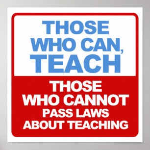 De som kan, Teach poster