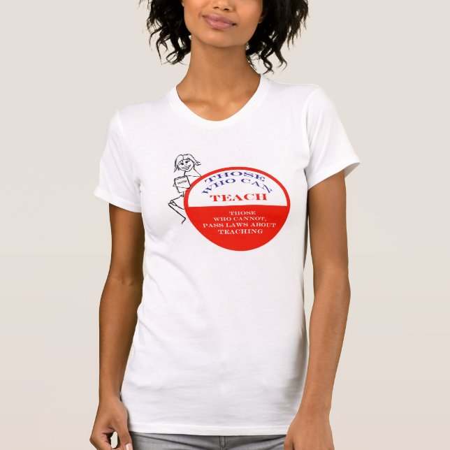 De som kan undervisa 2 t-shirt (Framsida)