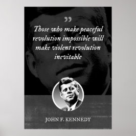 De som omöjliggör en fredlig revolution kommer att poster