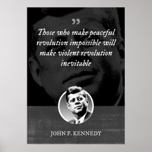 De som omöjliggör en fredlig revolution kommer att poster