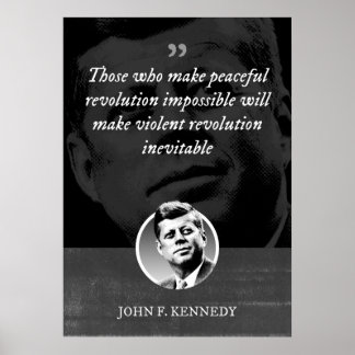 De som omöjliggör en fredlig revolution kommer att poster