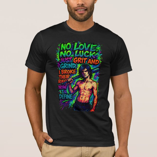 De som övervinner hinder i livet t shirt (Framsida)