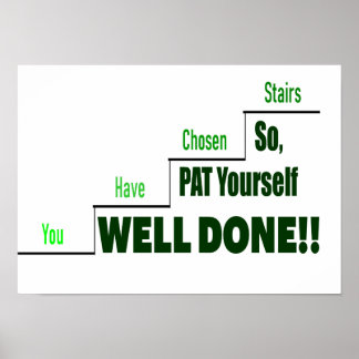 De som "tar Trappor" Poster