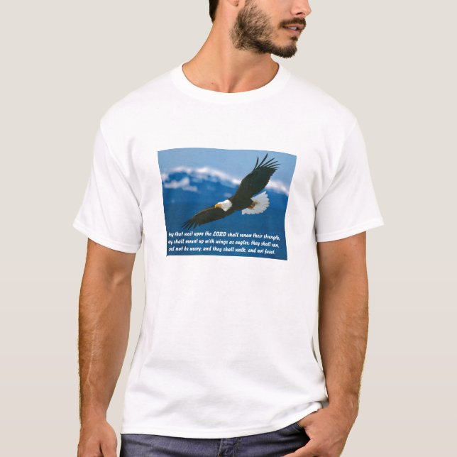 De som väntar på Herren Tee Shirt (Framsida)