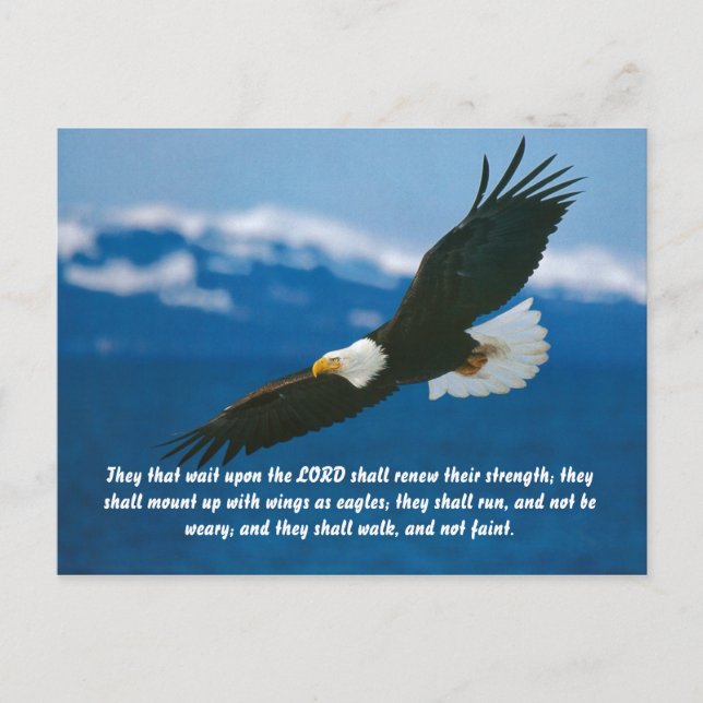 De som väntar på Herren Vykort (Framsida)