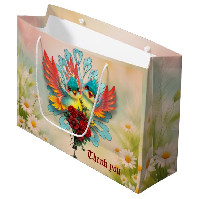 De söta fåglarna från bra humor. (Framsidan Vinklad)