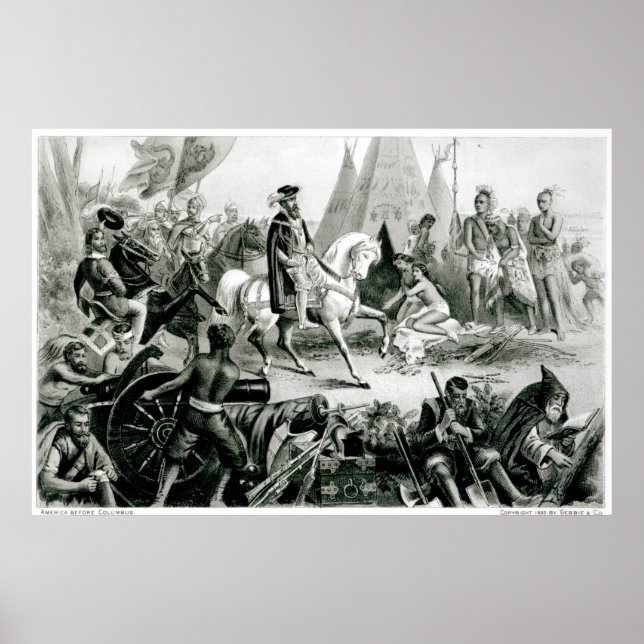 De Soto Discover Mississippi Poster (Framsidan)