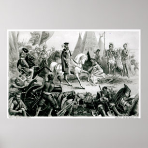 De Soto Discovering Mississippi Poster