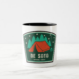 De Soto National Forest Camping Två-Tonad Mugg