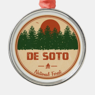 De Soto National Forest Julgransprydnad Metall