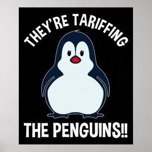 De spelar Penguins! Poster