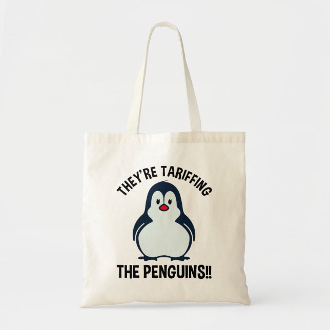 De spelar Penguins! Tygkasse (Framsidan)