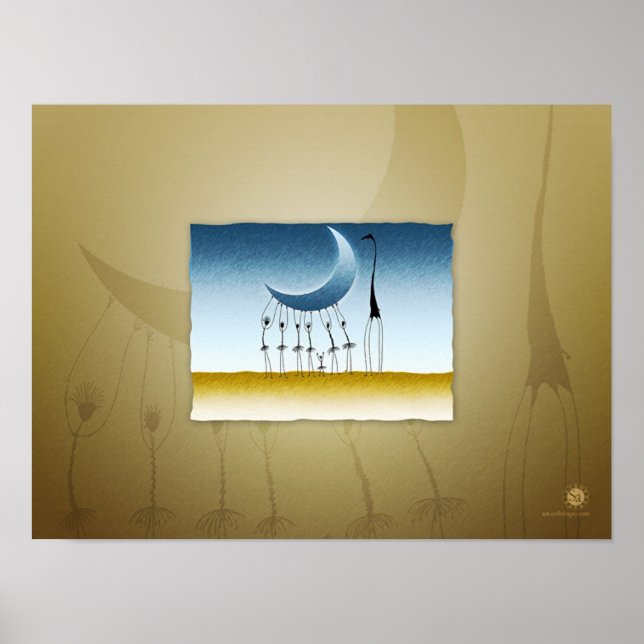 De stal måne version 2 poster (Framsidan)