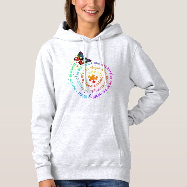 De starkaste är inte de som visar styrka t shirt (Framsida)