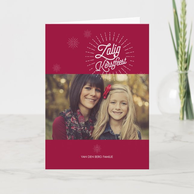 De sterren van Kerstmis Groet van de vakantie Helgkort (Framsida)