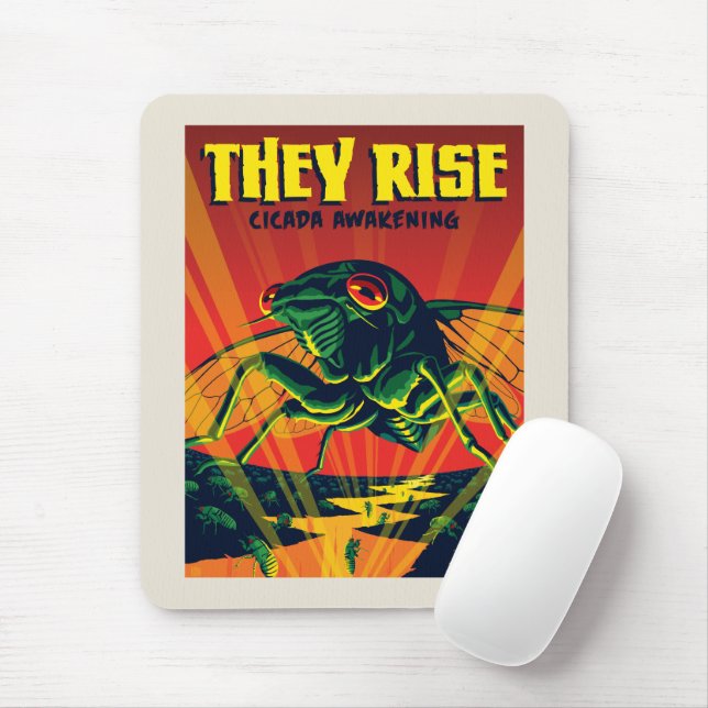 De Stiga upp Cicada Awakening Musmatta (Med mus)