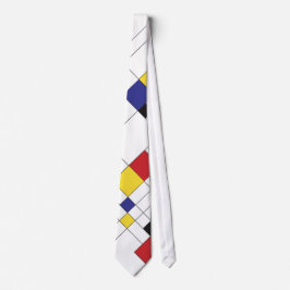 De Stijl Konst Tie Slips