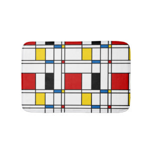 De Stijl Mönster Badrumsmatta