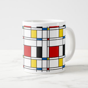 De Stijl Mönster Jumbo Mugg