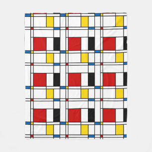 De Stijl Mönstra Fleecefilt