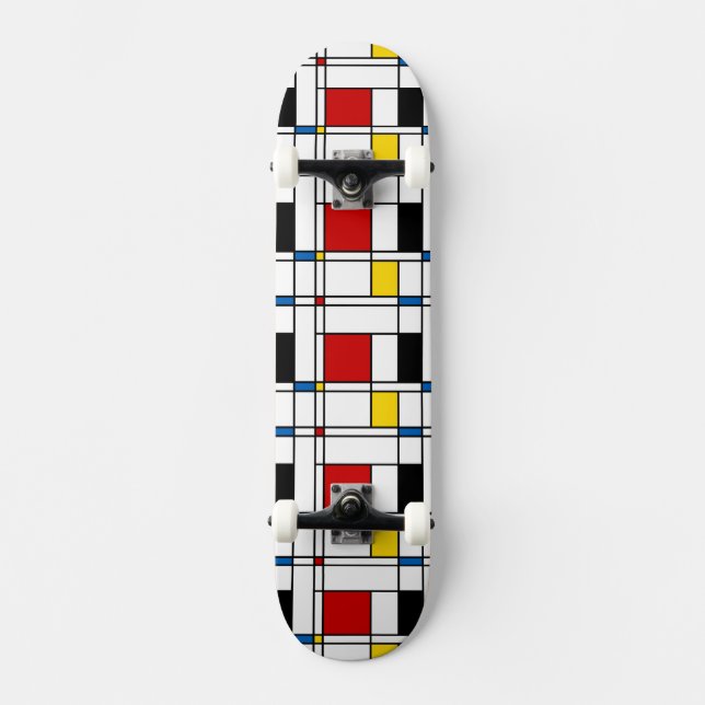 De Stijl Mönstra Old School Skateboard Bräda 21,6 Cm (Framsida)
